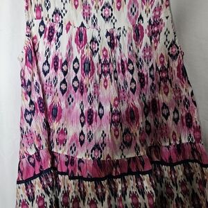 beachlunchlounge Pink and Black A-Line Shirt